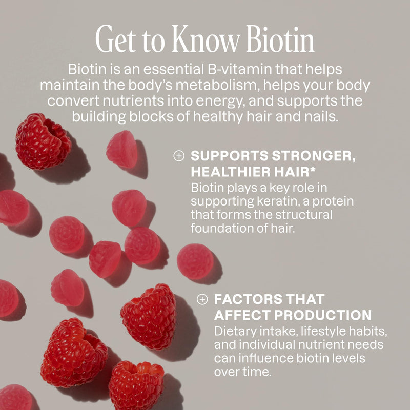 Cliganic Biotin Gummies Extra Strength – 10,000 mcg Biotin per Gummy, Raspberry Flavored Supplement for Men & Women, Non-GMO, Supports Hair Growth and Strong, Healthy Hair, Nails & Skin, 30 Count 1 Count (Pack of 30)