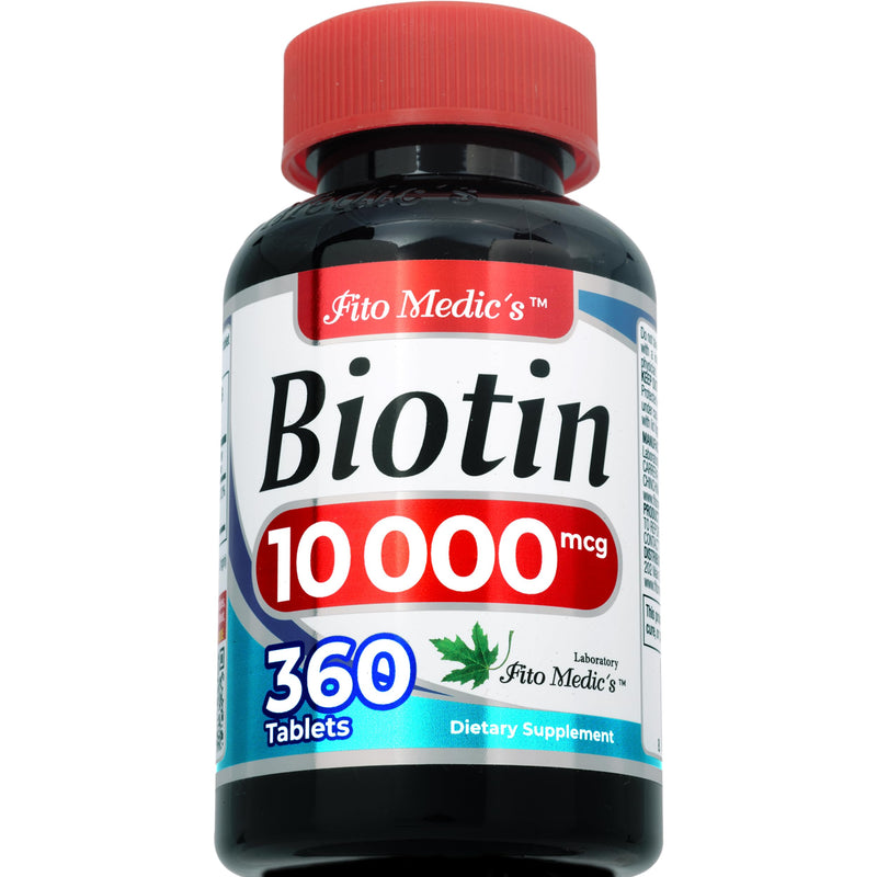 FITO MEDIC'S Lab | biotin |360 tab | biotin Supplement. 360 Count (Pack of 1)
