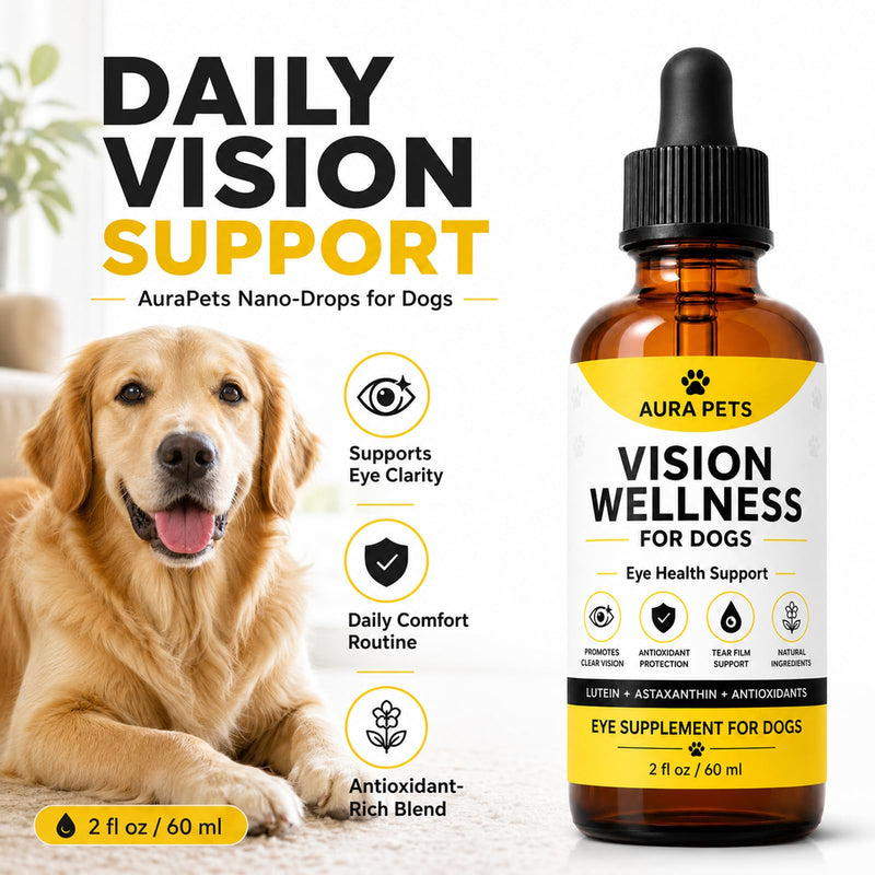 Advanced Vision Formula for Dogs, Support Eye Health with Lutein Zeaxanthin, Astaxanthin Helps Maintain Clear and Reduces Cloudiness, 2 Fl oz (1 Pcs) 1 Pcs