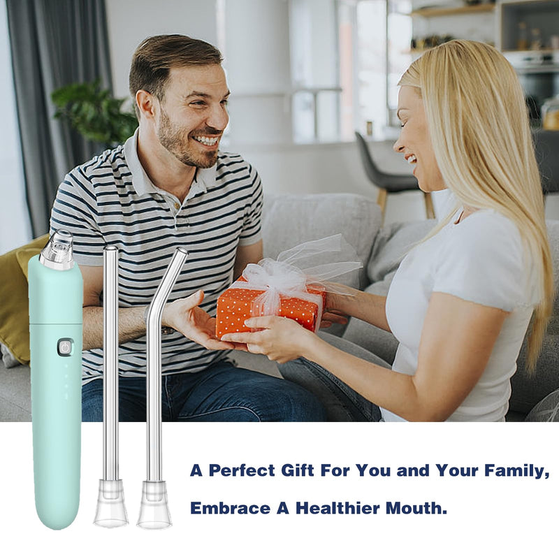 Electronic Tonsil Stone Remover Vacuum, Tonsil Stone Removal Kit with 3 Suction Modes, Include Oral lamp, Oral Irrigator, 5X Magnifying Mirror, Instant Suction Tonsil Stone Removal Tool (Green) Green - BeesActive Australia