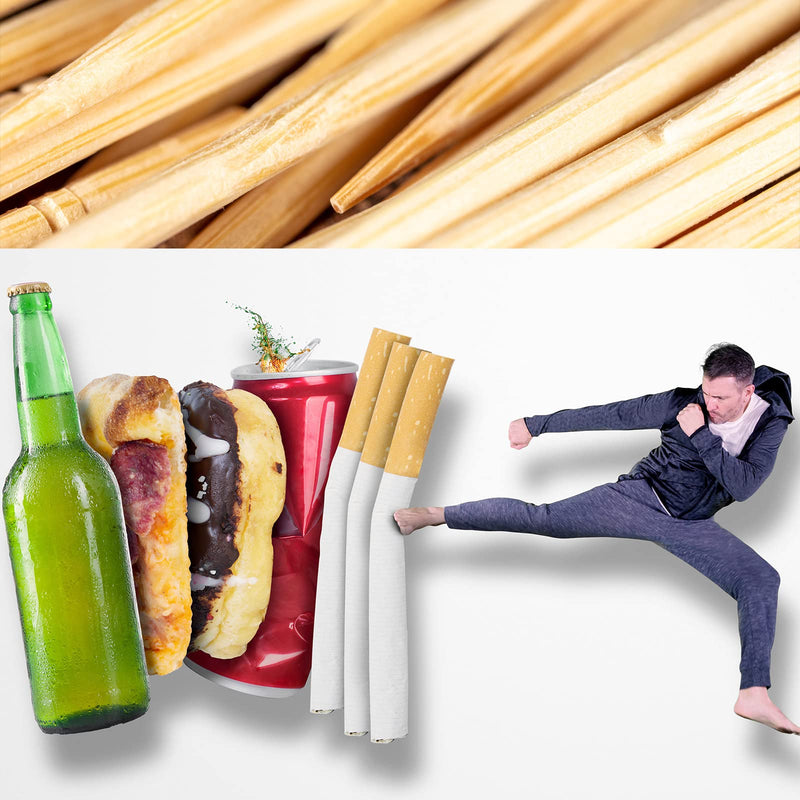 400 Pcs 4 Boxes Cinnamon Toothpicks for Adults Cinnamon Flavored Toothpicks with Clear Plastic Boxes, 100 Pcs for Each Box - BeesActive Australia