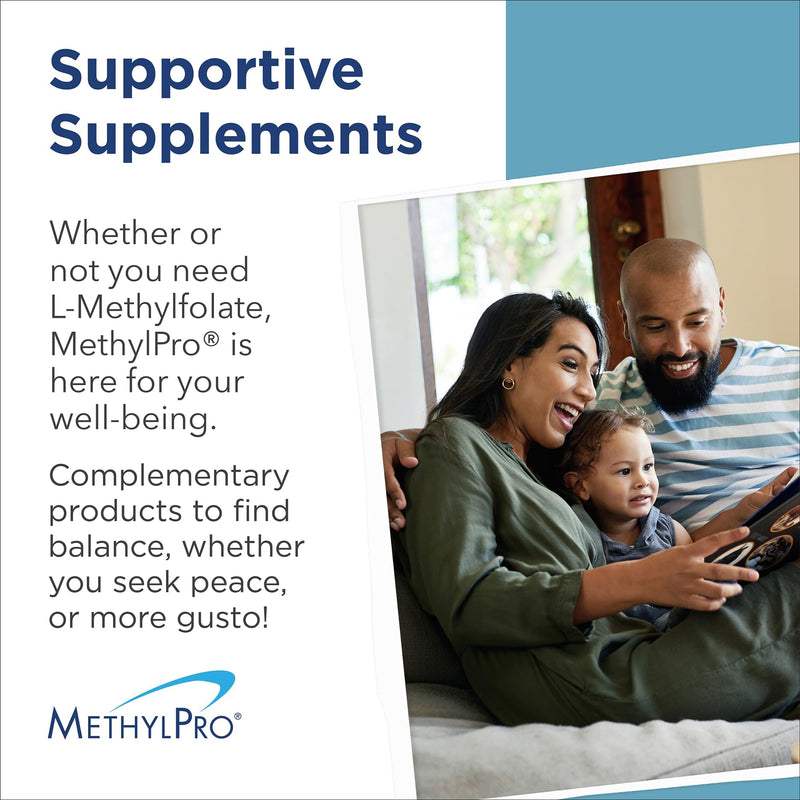 MethylPro Cofactors with L-Methylfolate 5 mg, 30 Capsules | Vitamins B6, B12 and Magnesium with Active Folate for Methylation and Biochemical Reactions, Hypoallergenic