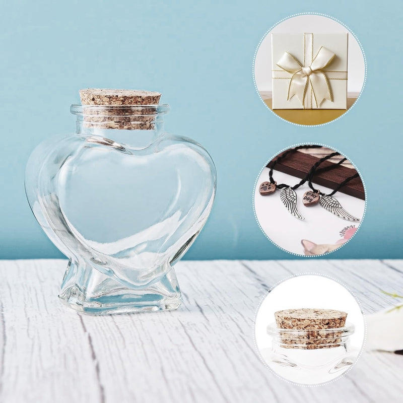 Vencede Mini Glass Bottle Urn, Pet Hair Memorial Bottle, Pet Hair Memorial Bottle, Pet Memorial Urn, Keepsake for Dogs and Cats (1 Piece) - BeesActive Australia
