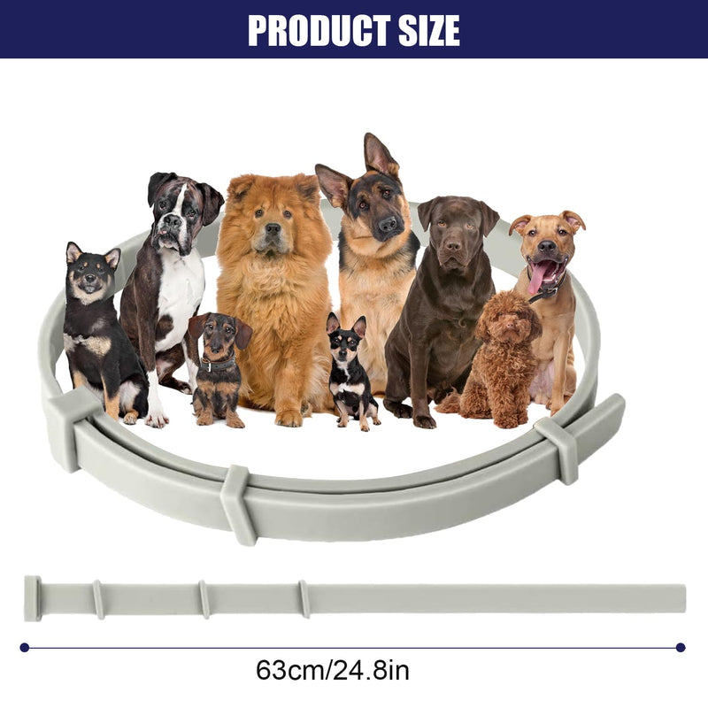 Adjustable tick and flea protection collar dog, flea and tick collar for dogs, natural tick protection, length: 63cm, for small, medium and large pets - BeesActive Australia