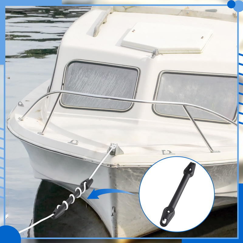 Hungdao 2 Pack Boat Mooring Snubber Dock Edge Dock Line for 3/8" - 7/16" (9.5-11mm)