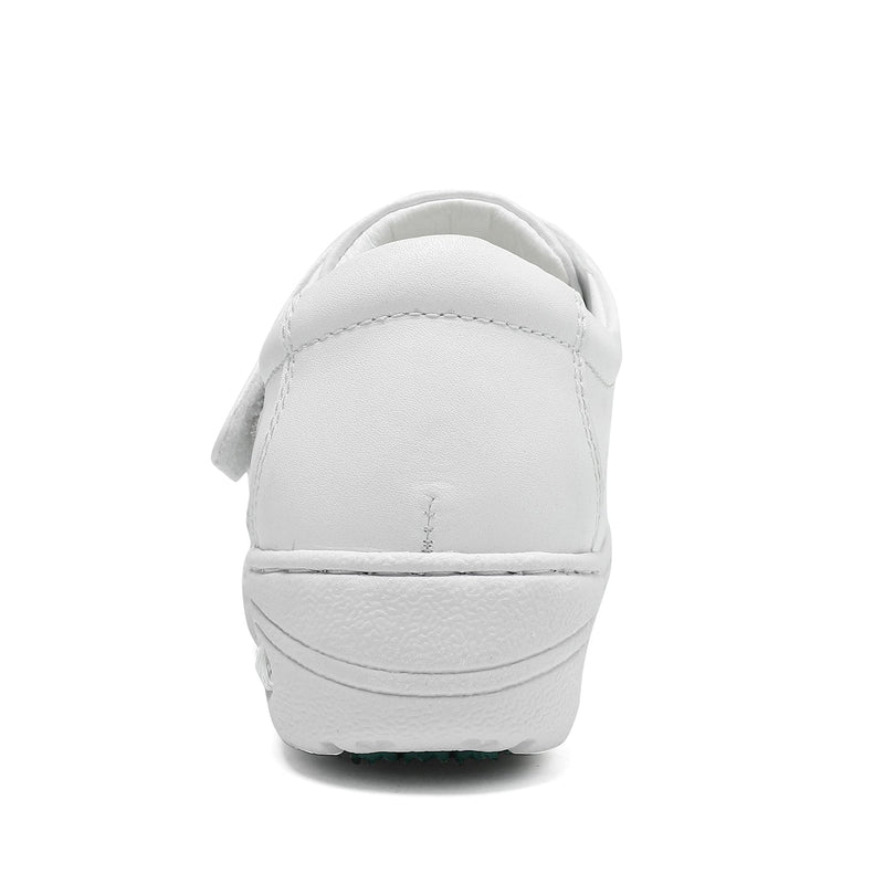 Women's Healthcare Nursing Shoes Lightweight Comfortable Nurse Shoe Footwear Restaurant Loafer Waterproof Work Shoes 8.5 White-209 - BeesActive Australia