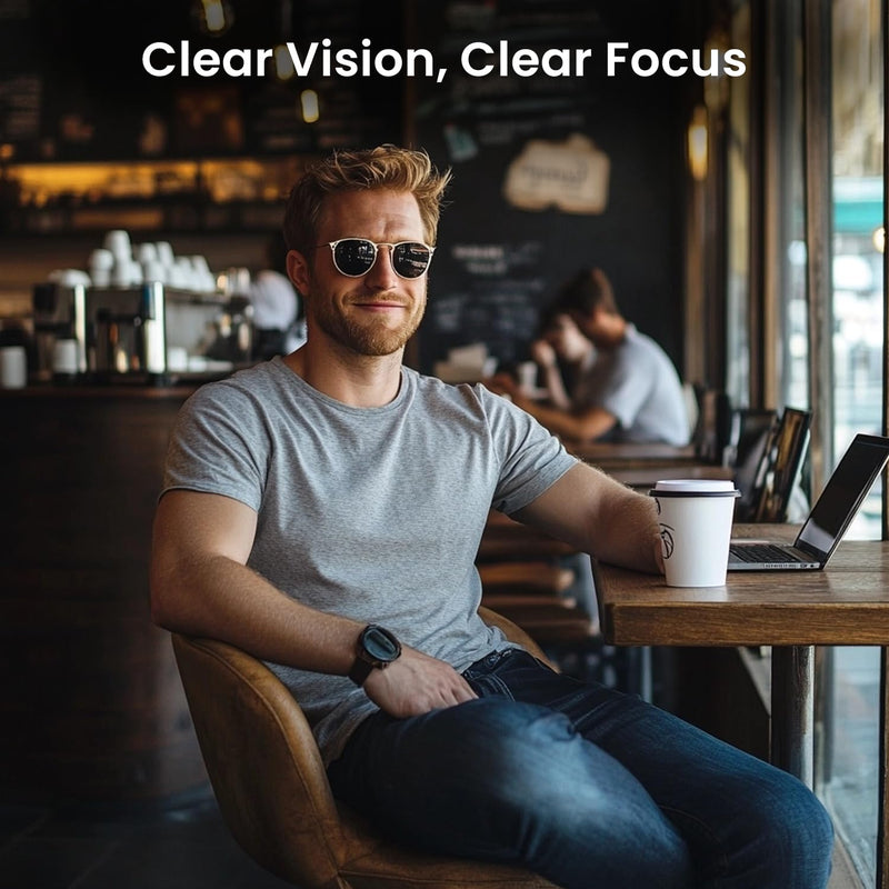 EVEO Glasses Cleaner Spray - Eyeglass Cleaner (No Streaks)| x2 Eye Glass Cleaners Spray + x2 Lens Cleaner Microfiber Cleaning Cloth, Glasses Cleaning Kit Eye Glasses Cleaner Spray & Cloth - 4oz(2ozx2) 2 Fl Oz (Pack of 2) - BeesActive Australia