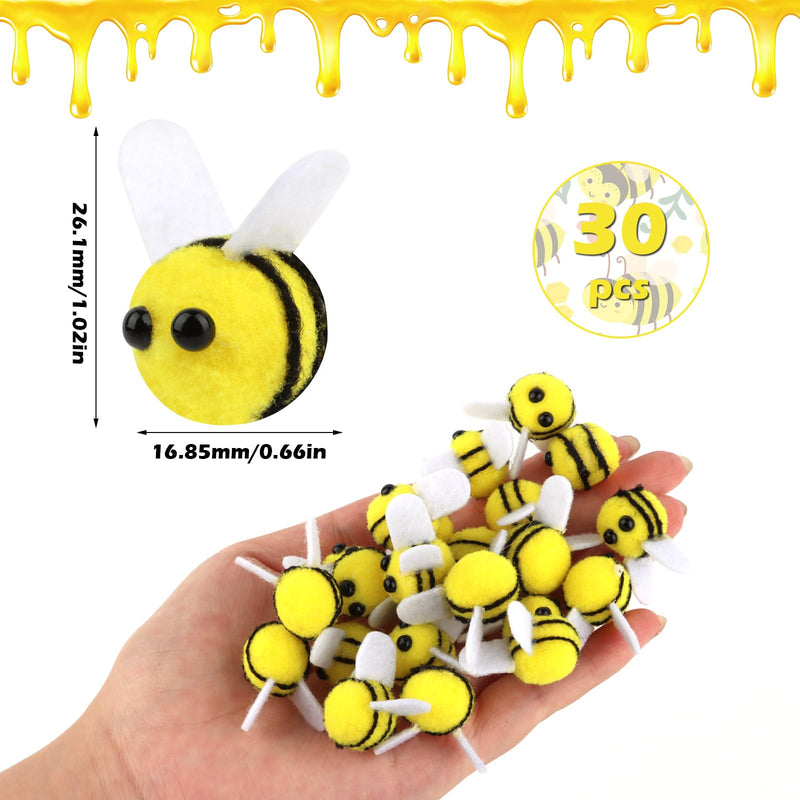 Cute little honey bee, small bee hair ball - BeesActive Australia