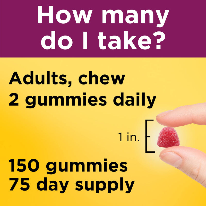Nature Made Womens Gummy Multivitamins with Omega-3, Multivitamin for Women for Daily Nutritional Support, 150 Gummies, 75 Day Supply Strawberry Lemon & Orange 150 Count (Pack of 1)