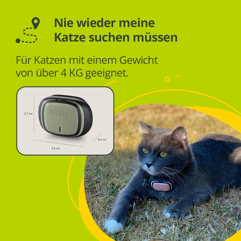 Kippy EVO GPS Dog Finder for Dogs, Water Resistant, Surround Tracking, GPS for Dogs with Dog Activity Notifications, Dedicated App, Green - BeesActive Australia