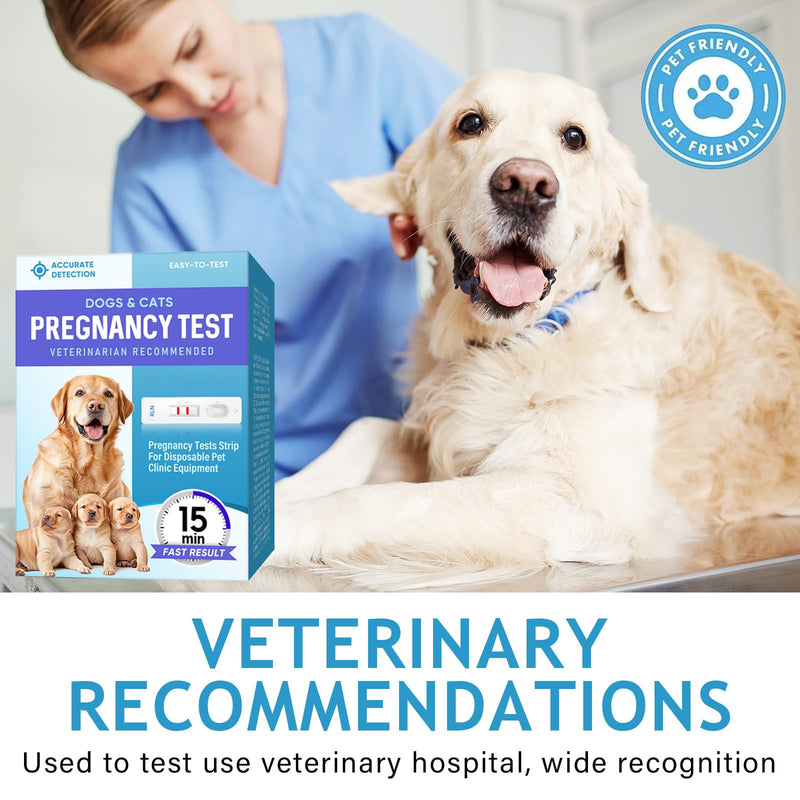 Dog Pregnancy Test, Fast and Simple Operation, Early Pregnancy Test Strips for Pet, Accurate Detection, Can be Carried Out at Home - BeesActive Australia