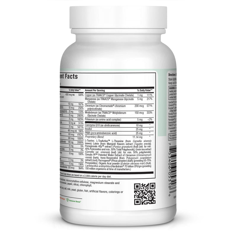 Maxi Health Two Complete - Multivitamins and Minerals - Full Potency - 180 Capsules - Kosher 180 Count (Pack of 1)