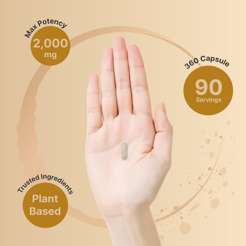 NatureBell Psyllium Husk Capsules 2,000mg Per Serving, 360 Count, with Inulin & Chia Seed ‚Äì Soluble Fiber for Digestion ‚Äì Plant Based Herbal Fiber Supplement, Non-GMO, Gluten Free