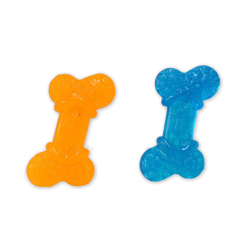 Nylabone Moderate Chew FlexiChew Bone Peanut Butter & Bacon XX-Small/Tiny (2 Count) - BeesActive Australia