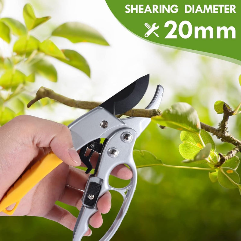 premium garden clippers, work 3 times easier, arthritis weak hand snips pruner-yellow - BeesActive Australia