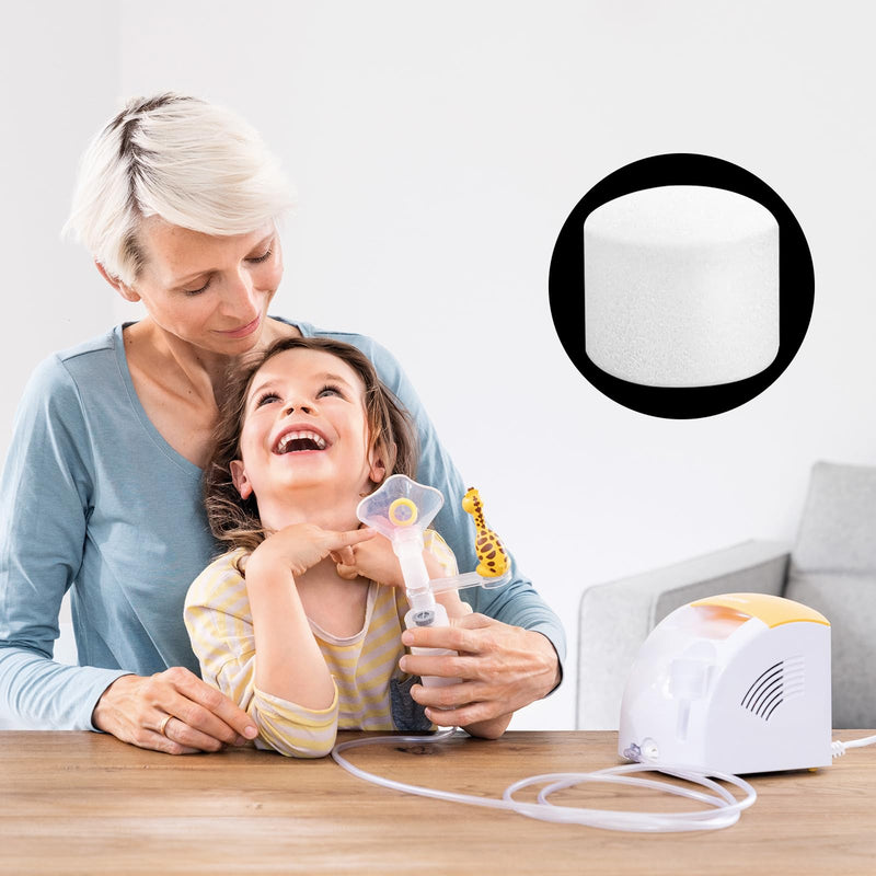 48 Nebulizer Filter Replacement Air Filter Sponge Compressor System Accessories-White - BeesActive Australia