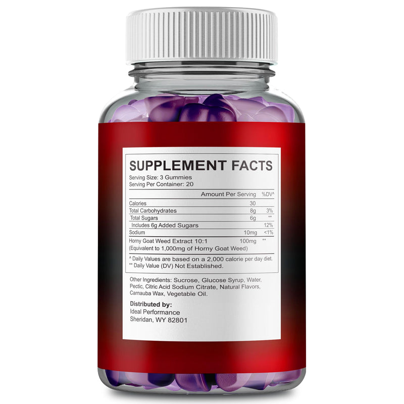 IDEAL PERFORMANCE Luxovia Gummies, Luxovia Gummy Reviews (3 Pack)