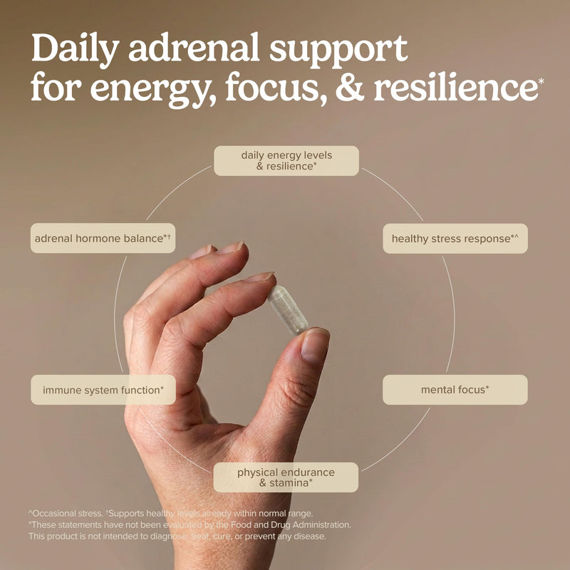 Terry Naturally Adrenaplex - Maximum Adrenal Gland Support - 60 Count | Adrenal Gland Support Supplement. 60 capsules. 60 Count (Pack of 1)
