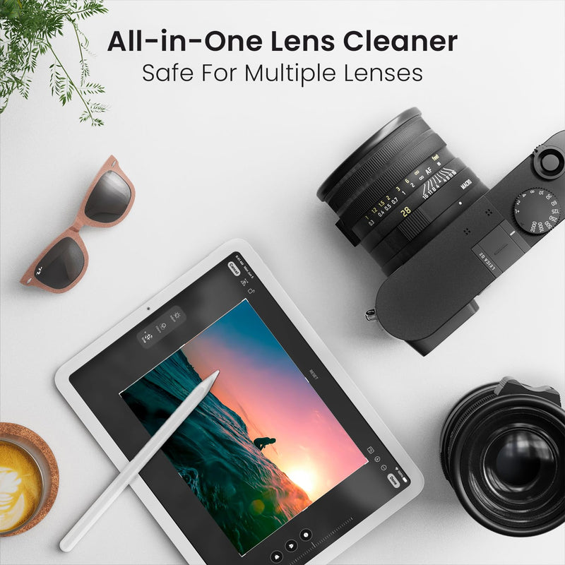 EVEO Glasses Cleaner Spray - Eyeglass Cleaner (No Streaks)| x2 Eye Glass Cleaners Spray + x2 Lens Cleaner Microfiber Cleaning Cloth, Glasses Cleaning Kit Eye Glasses Cleaner Spray & Cloth - 4oz(2ozx2) 2 Fl Oz (Pack of 2) - BeesActive Australia