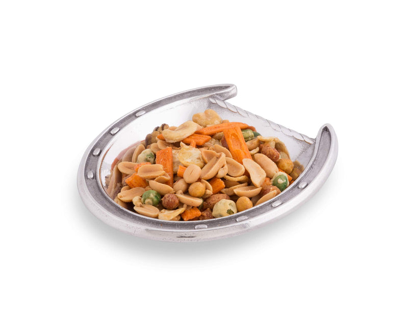 Arthur Court Designs Aluminum Lucky Horseshoe Nut Candy Bowl 5.25 inch Long - BeesActive Australia