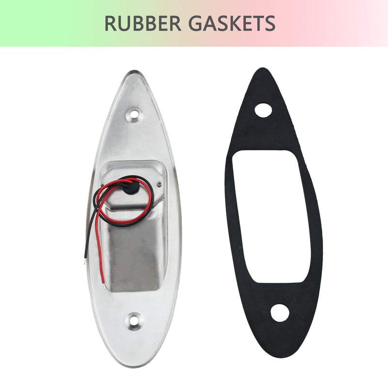 IZTOSS 12V Boat LED Navigation Lights Marine Boat Lights Waterproof Navigation Lights Side Bow Teardrop Lights Red and green lights