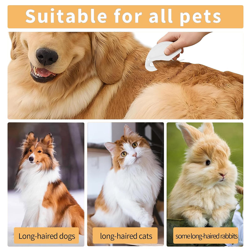 5pcs Pet Knot Opener Knotting Comb Removal Dematting Hair Flea Brush Shedding Tool Matted Fur Tick De Remover Matting Grooming Supplies for Indoor Medium Long Haired Cats Dogs Tangled - BeesActive Australia