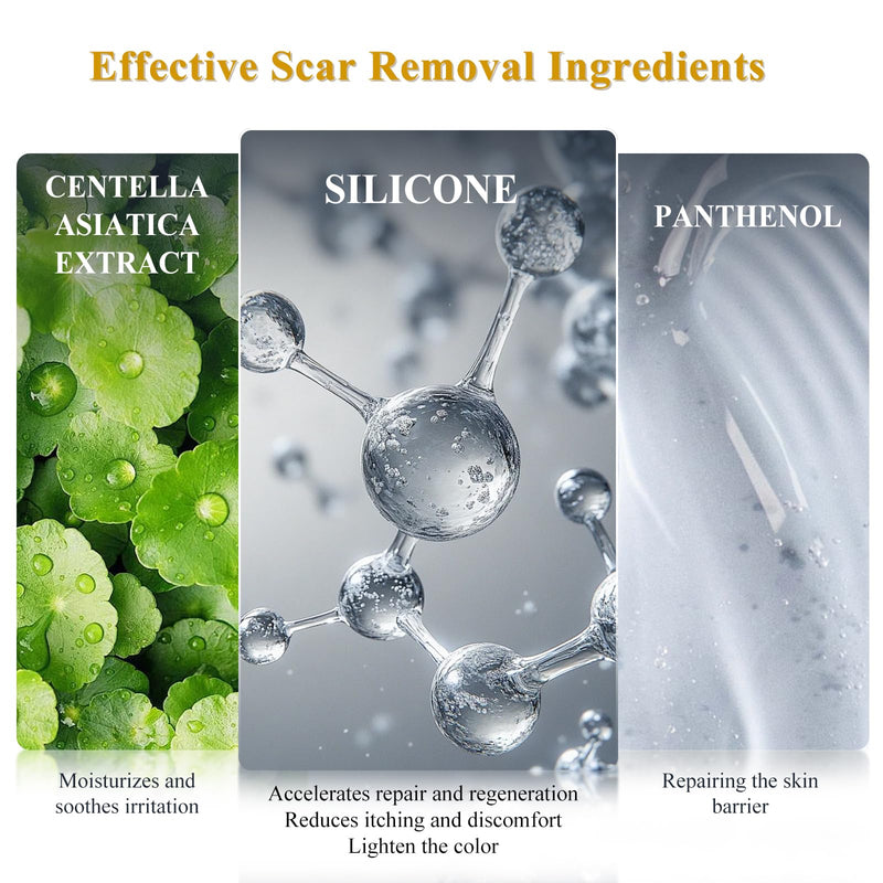 Silicone Scar Cream Scar Gel, Advanced Scar Cream for Surgical Scars, C-Section, Injury, Stretch Marks, Acne, Burns, Keloids, Old & New Scars, 1.85 Oz (55g) 1.85 Fl Oz