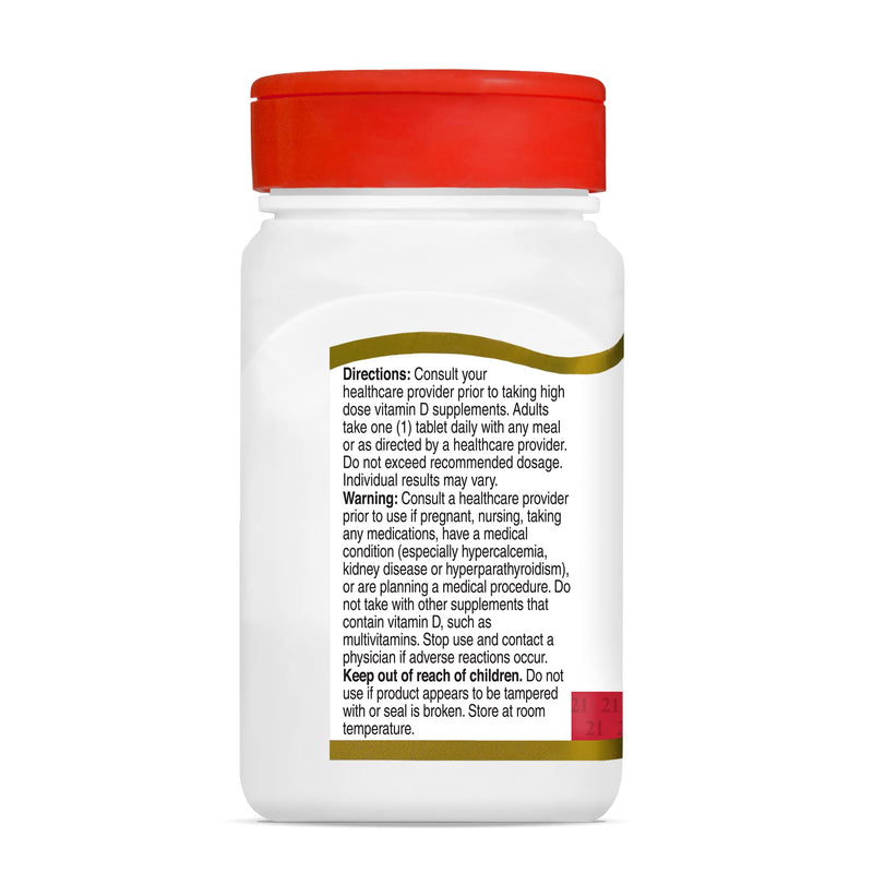 21st Century D 5000 IU Tablets, 110 Count (Pack of 3) 110 Count (Pack of 3)