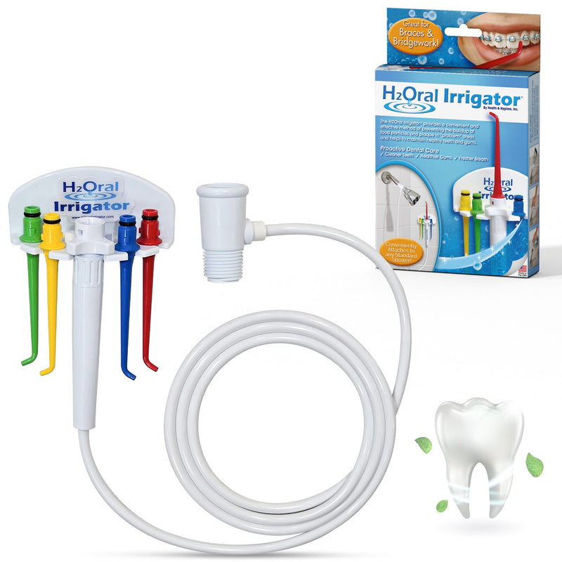 Oral Irrigator Shower Dental Care System | Advanced Shower Water Flosser for Healthy Gums and Teeth | Shower Flosser | Dental Water Flosser for Superior Dental Hygiene at Home | Made in U.S.A. - BeesActive Australia