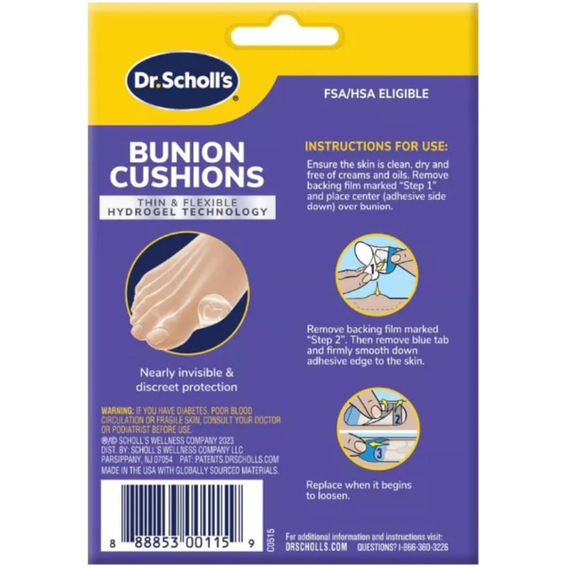 Dr. Scholl's Bunion Cushions - 5 Each, Pack of 4