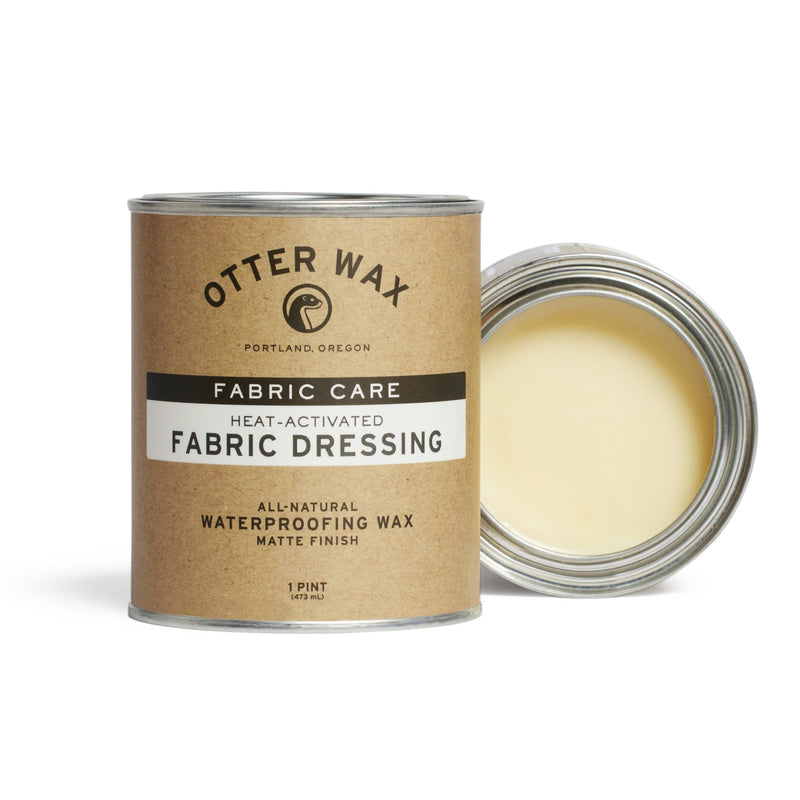 Otter Wax Heat-Activated Fabric Dressing | 1 Pint | All-Natural Canvas Water Repellent | Made in USA 1 Pint Tin (Pack of 1) - BeesActive Australia