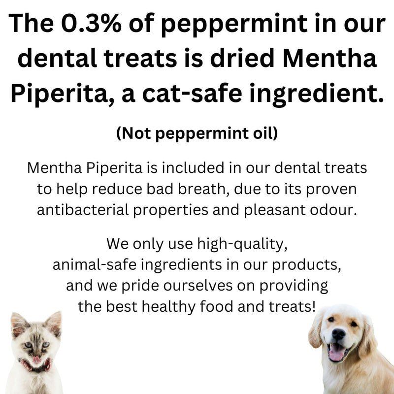 Britten and James Dental Treats for Dogs and Cats (1kg tub). 100% Natural Grain-Free Treats for Oral Hygiene, Fresh Breath, Teeth Cleaning, Healthy Gums and Plaque Removal Dental support