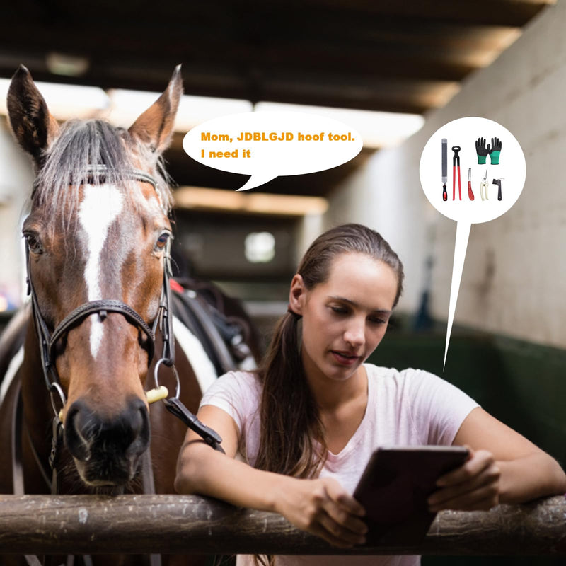 Farrier Tools Professional Farrier Tool Kits Hoof Rasp Hoof Nippers Hoof Knife Horses Hoof Trimmers Tools Suitable for Hoof Trimming for Horses/Donkeys Rasp Hoof Cutter Set - BeesActive Australia