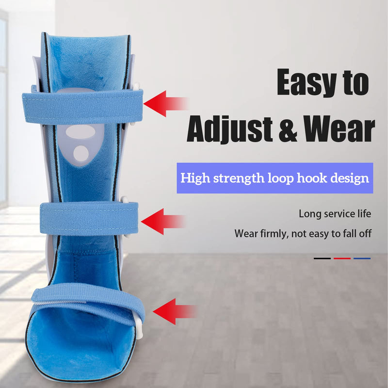 Kids AFO Drop Foot Brace Baby Ankle Foot Orthosis Night Splint for Children Toddler Pediatric Strephenopodia Support Strephexopodia Splint Walking with Shoes or Sleeping (Medium-Left) Medium-Left White - BeesActive Australia