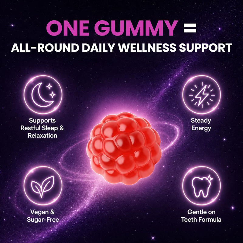 Magnesium Glycinate Gummies, 500mg 14-in-1 Magnesium Complex, 60 Count | With Ashwagandha, L-Theanine, Zinc & Vitamin D3 to Support Relaxation, Sleep, Muscle & Immune Health 60 Count (Pack of 1) 60.0