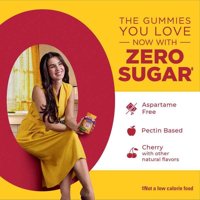 Nature Made Zero Sugar Vitamin D3 Gummies 2000 IU (50 mcg) per Serving, Immune, Bone, Teeth & Muscle Support Supplement, 110 Sugar Free Vitamin D Gummies, 55 Day Supply - BeesActive Australia