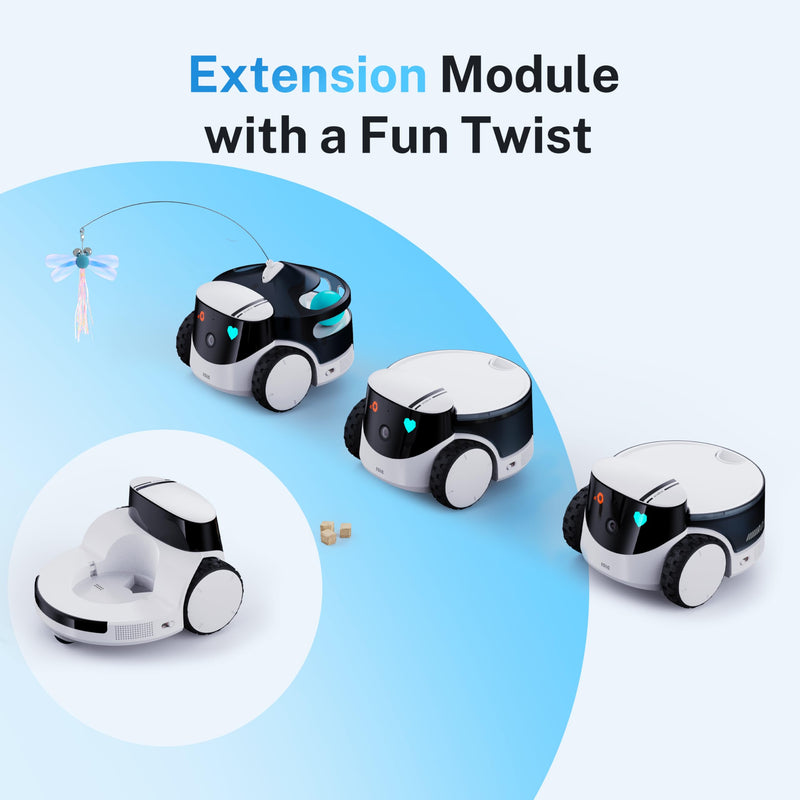 Enabot EBO ROLA Interactive Module for ROLA PetPal Cat Camera: Rolling Balls, Neckstock, Remote App Control, Used with Rola Petpal Smart Robot - BeesActive Australia