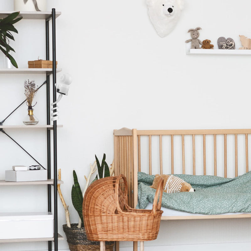 Baby Monitor Mount for VTech VM5463/RM5764HD /RM5864HD/ RM7764HD/BM3800/BM4700/ BM5600/ BM5700 Baby Monitor Versatile Twist Mount Without Tools or Wall Damage Flexible Twist Mount - BeesActive Australia