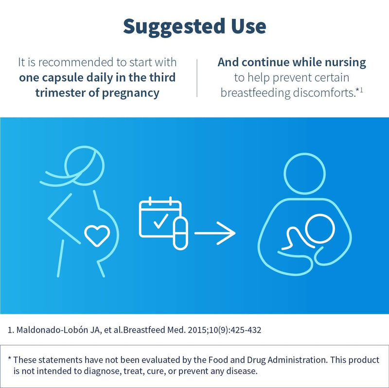 Klaire Labs Target B2 Breastfeeding Probiotic - Support Nursing & Infant Immune Health with Lactobacillus Fermentum - Support Baby Immune Health Through Nursing - Shelf-Stable for Women (90 Capsules) - BeesActive Australia