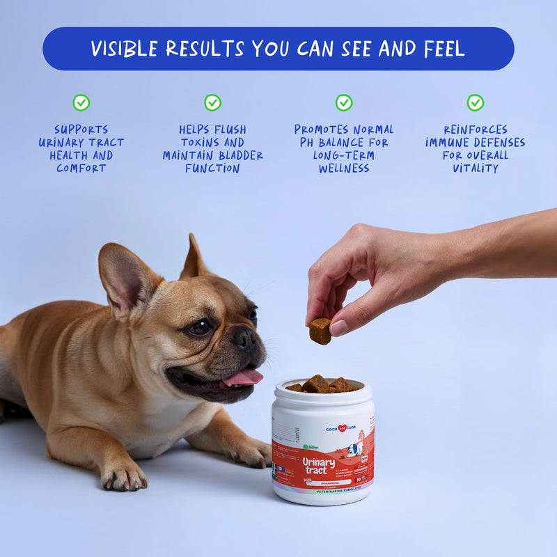 Cranberry Soft for Dogs & Cranberry Powder for Cats - Supports Urinary Tract & Bladder Wellness
