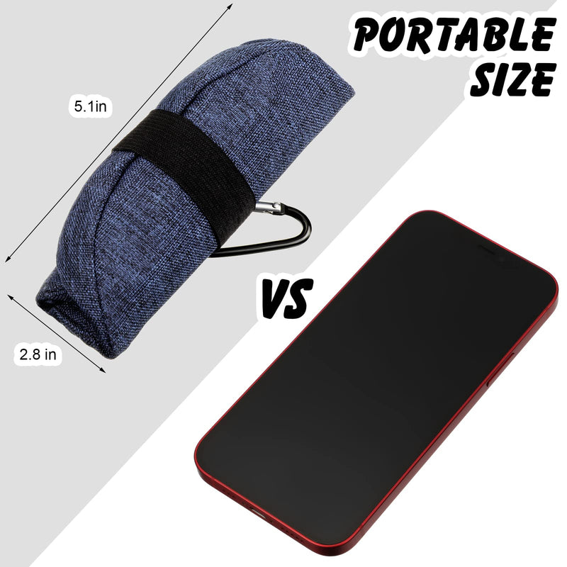 2 Pack Portable Dog Bowls Foldable Travel Dog Dish Portable Dog Water Bowl Water and Food Bowls Pet Hiking Accessories for Small and Large Dogs (Dark Blue, 40 oz) Dark Blue - BeesActive Australia