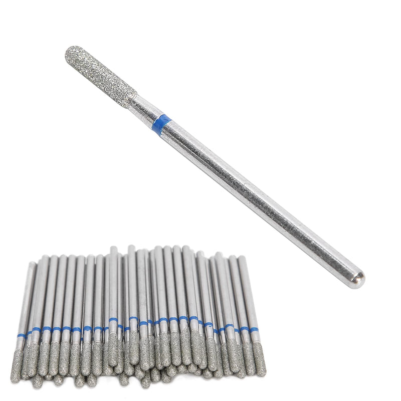 50pcs Portable Nail Drill Bits, Dead Skin Removal Nail Grinding Polishing Head Nail Polisher Accessory for Household, Nail Art Shop (M-41.25) - BeesActive Australia
