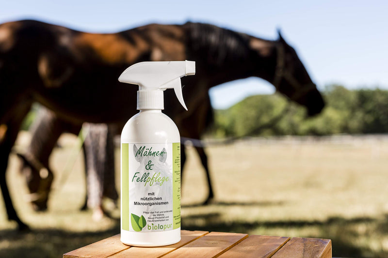 Biolopur | Mane spray & coat care - 500ml ready solution | Horse coat shine spray