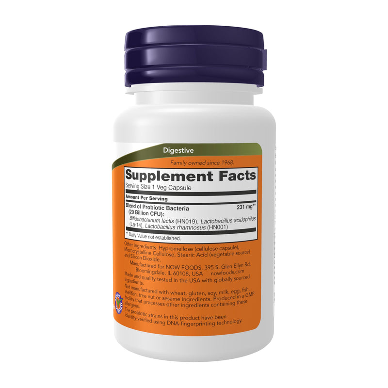 NOW Foods Supplements,Women's Probiotic,20 Billion,Specially Formulated Using Three Clinically Tested Probiotic Strains,50 Veg Capsules,(Pack of 2) 50 Count (Pack of 2)