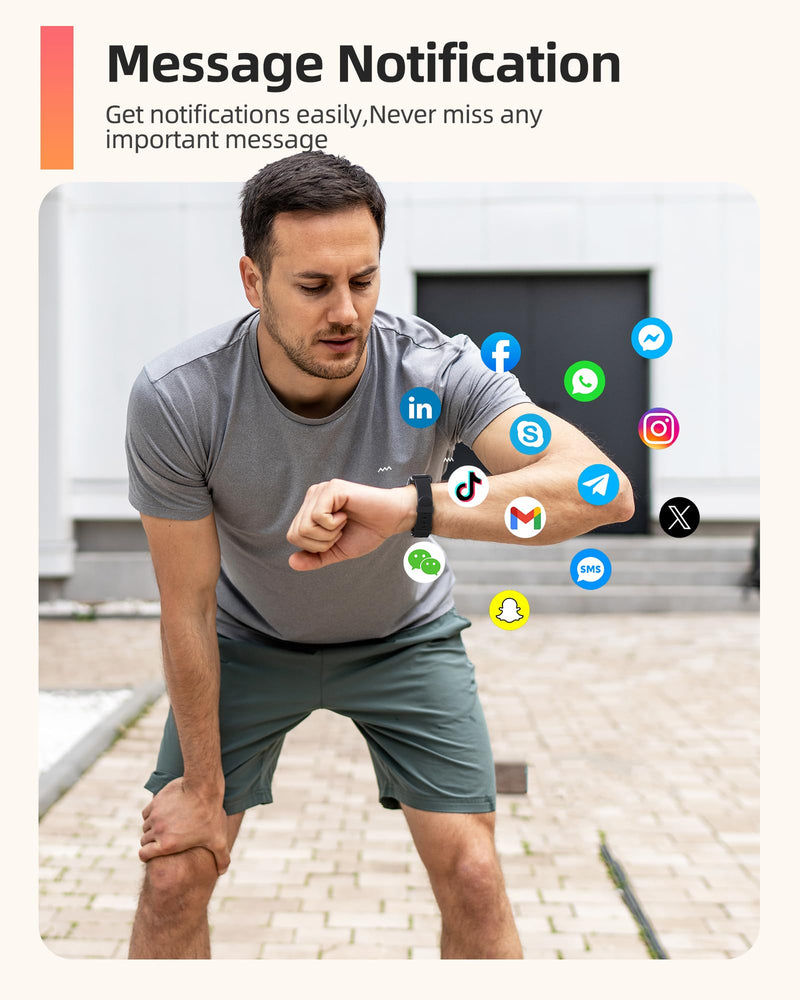 Parsonver 5ATM Waterproof Fitness Tracker, Swimming Smart Watch with Step Counter, Stopwatch, Pedometer, 24/7 Heart Rate/Blood Oxygen/Sleep Monitor, 110+ Sport Modes Fitness watch for Women Men, Black 1.47"