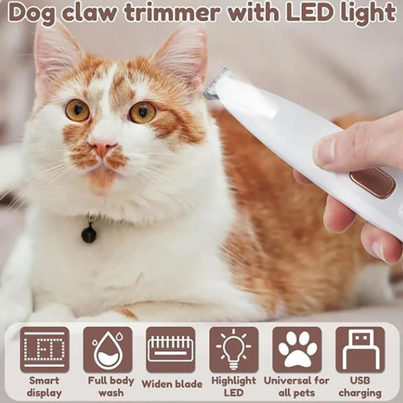 Paw Trim Pro, paw trimmer for dogs, clipper dog, quiet waterproof dog paw trimmer for paws, eyes, ears, face, body - BeesActive Australia