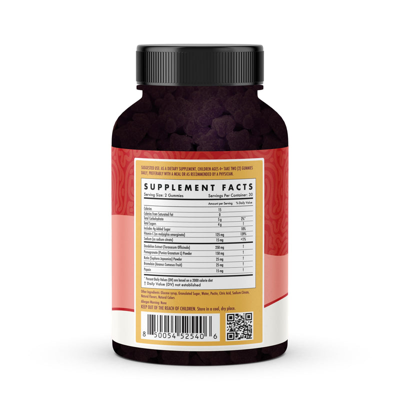 Kids Naturals Spike Support Gummies – Year-Round Wellness with Vitamin C, D & Zinc | 60ct (1 Month Supply) 60 Count (Pack of 1)