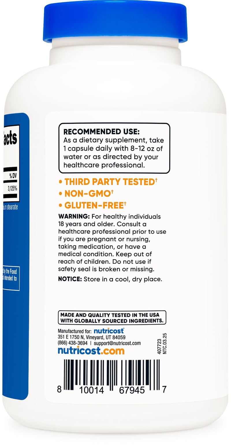 Nutricost Niacinamide (Vitamin B3) 500mg, 240 Capsules - Non-GMO, Gluten Free, Flush Free Vitamin B3 (Pack of 2) 240 Count (Pack of 2)