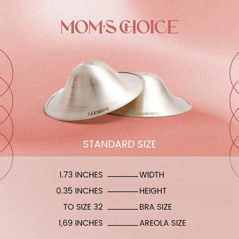 The Orginal Silver Nursing Cups – Silver Nipple Shields for Breastfeeding - Nipple Guards Protector for Breastfeeding - Nipple Shields for Nursing Newborn – Nickel Free – 925 Silver - BeesActive Australia