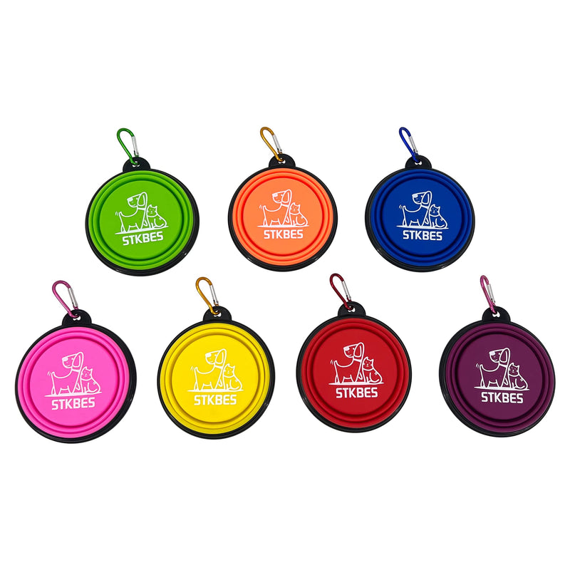 Collapsible Dog Bowl, 10 Pack, Portable, Safe, Reusable, Suitable for Indoor and Outdoor Activities - BeesActive Australia